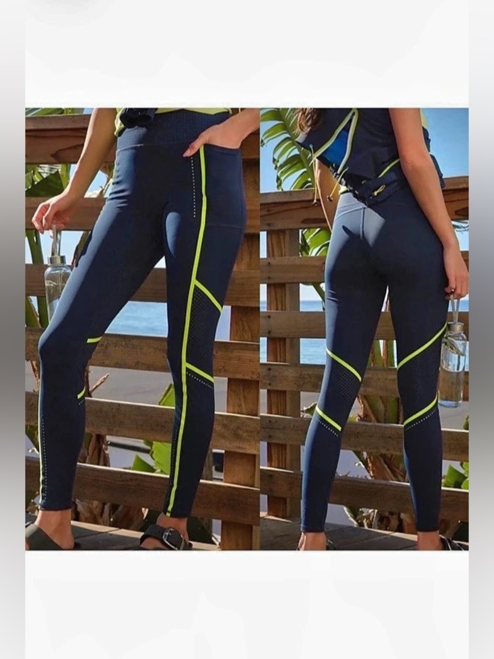 Sweaty Betty Zero Gravity Statement 7/8 Run Legging Women's Blue 7/8 Leggings